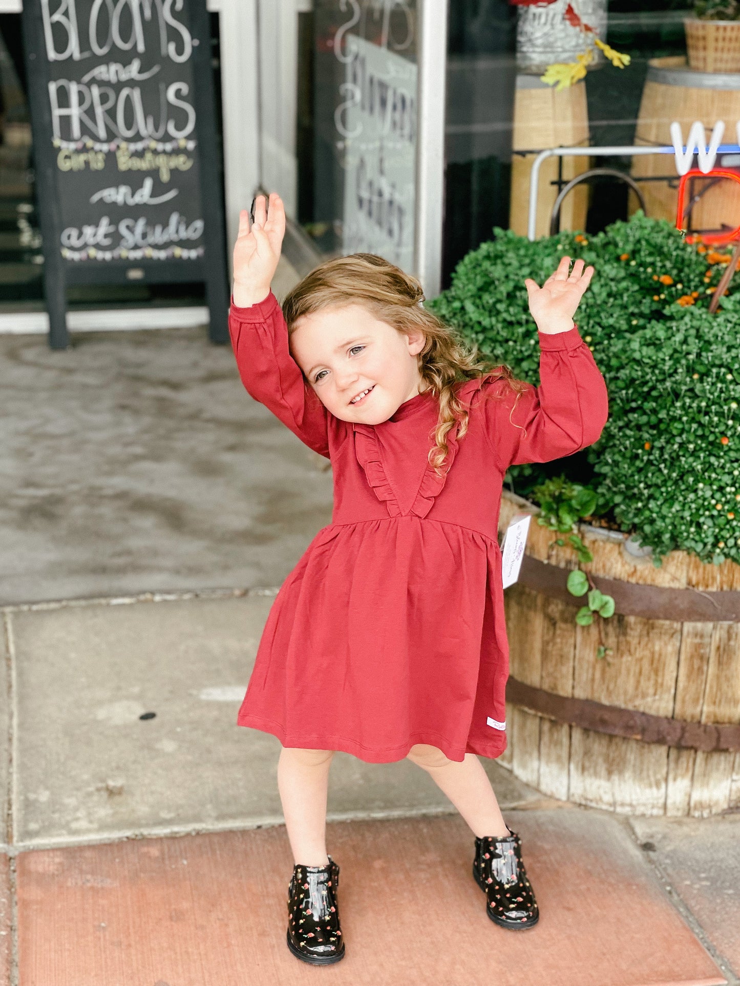Rosewood Waterfall High Low Dress