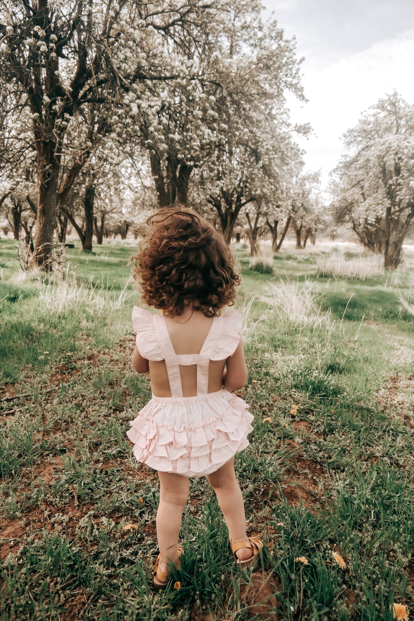 Pink Overall Romper