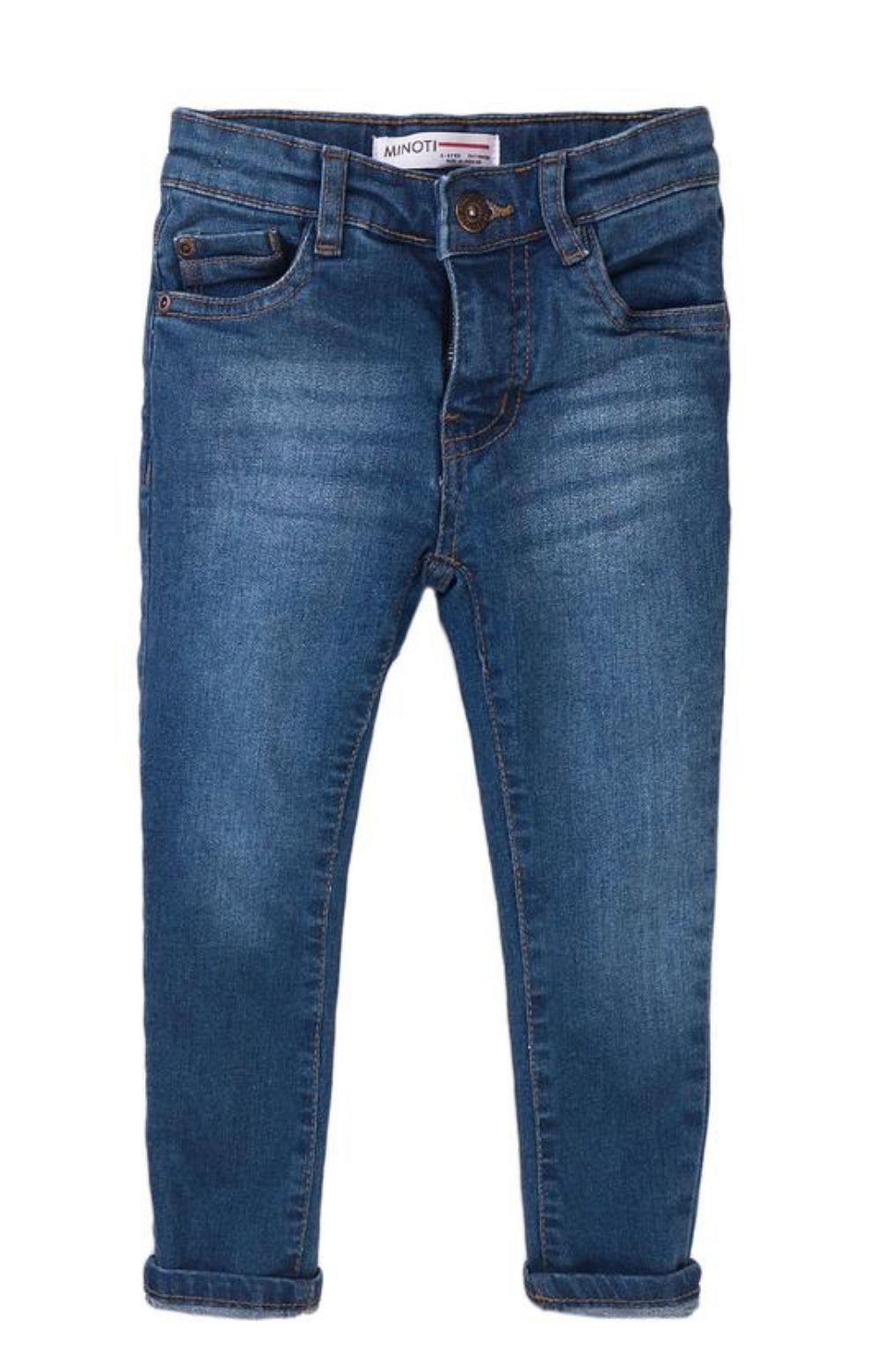 Boys Skinny Jeans - Mid Wash