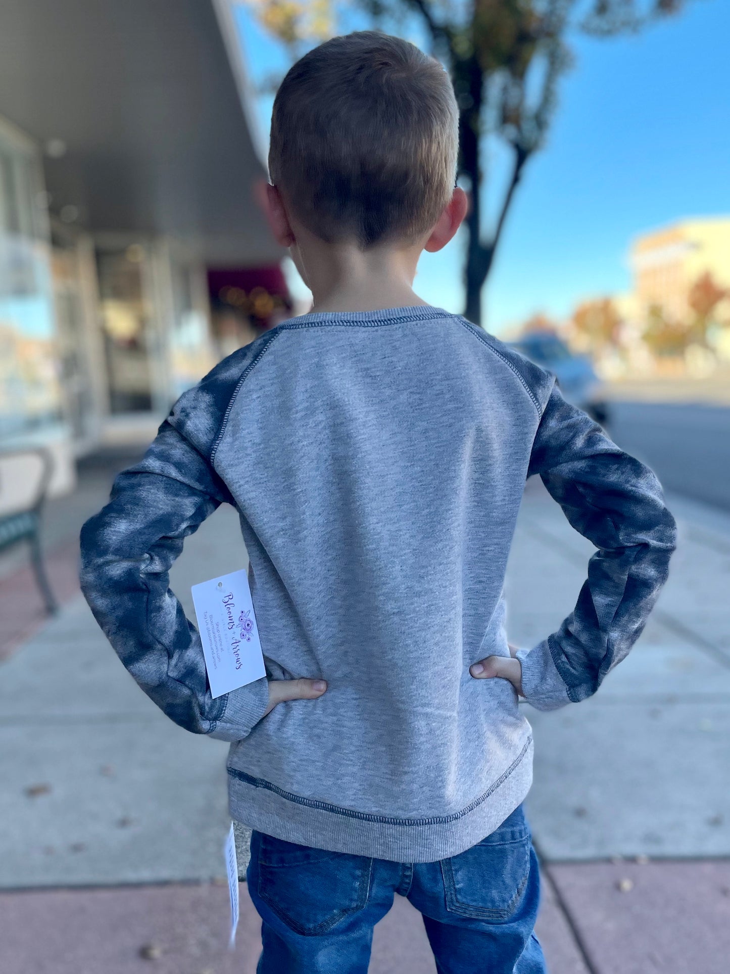 Tie Dye Raglan Pullover