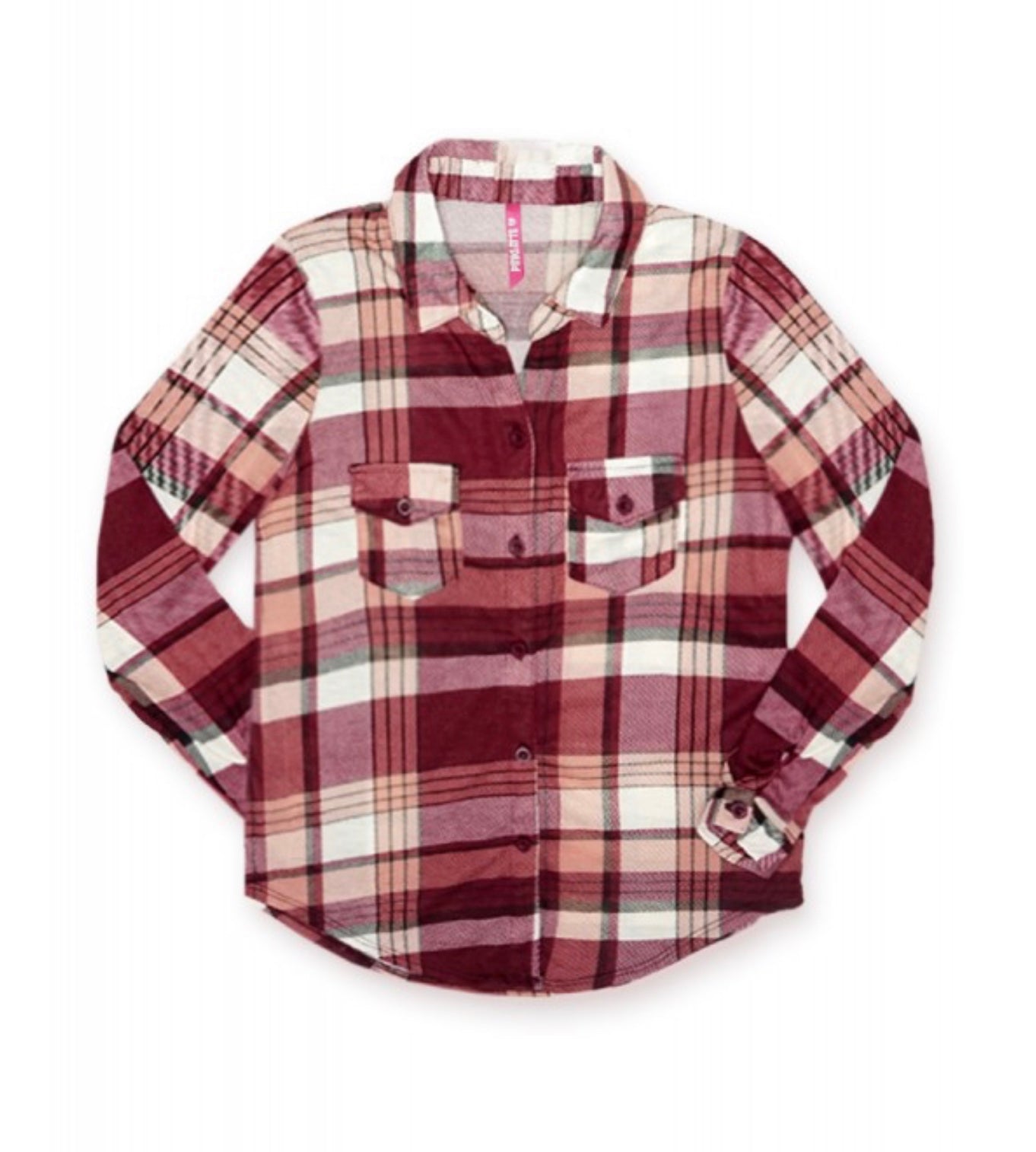 Forest Flannel - Burgundy
