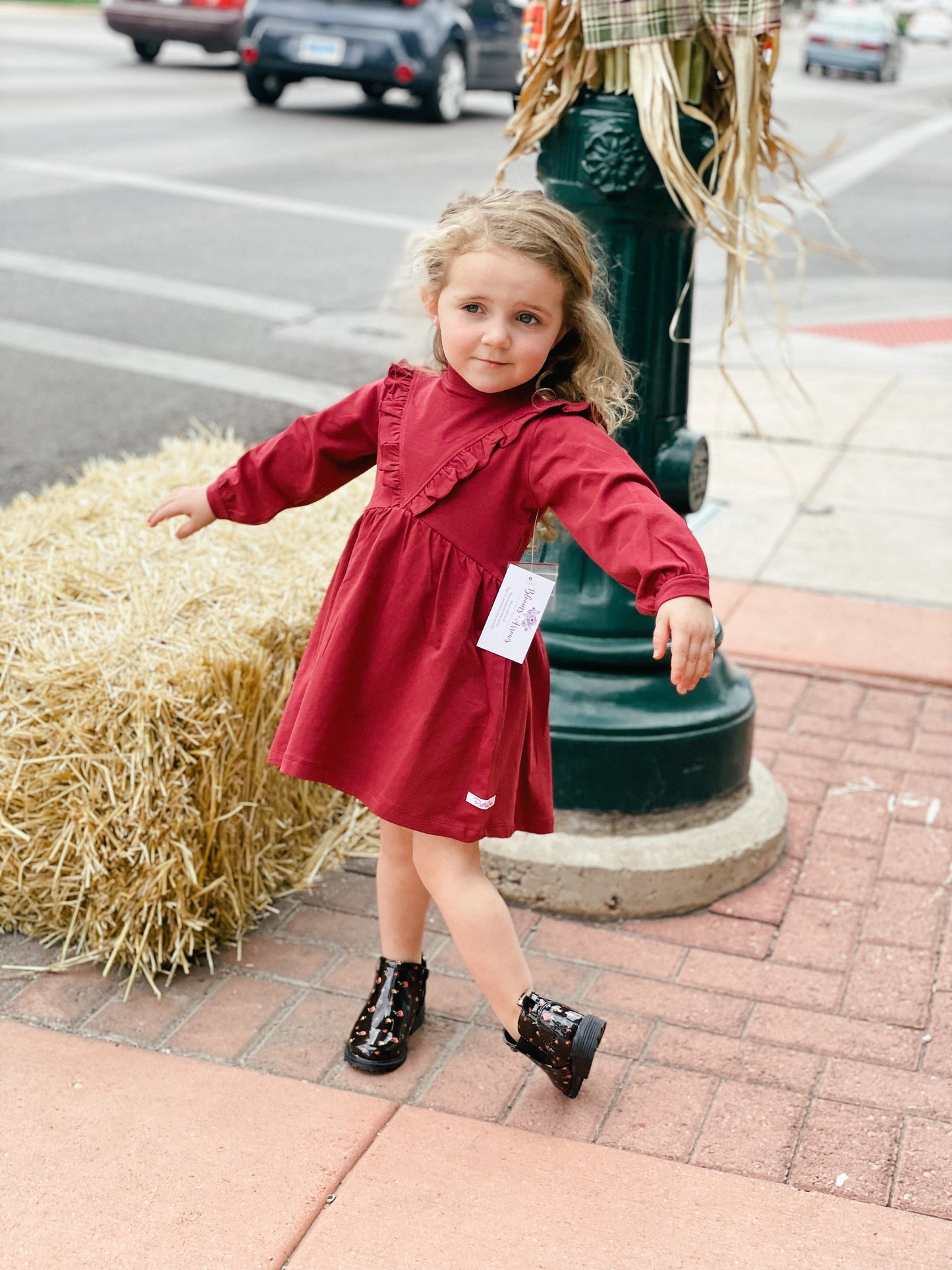 Rosewood Waterfall High Low Dress