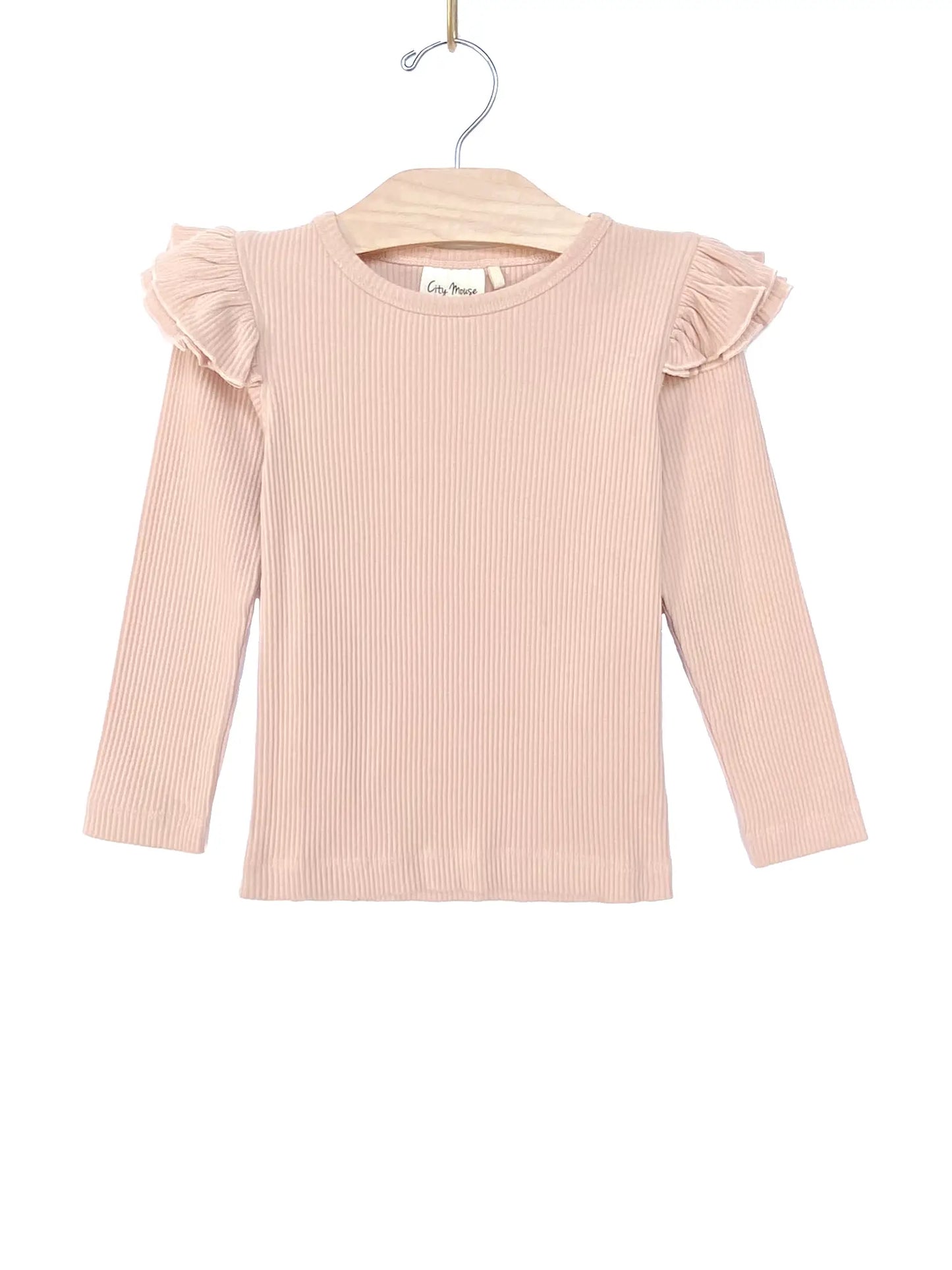 Rose Flutter Sleeve Tee