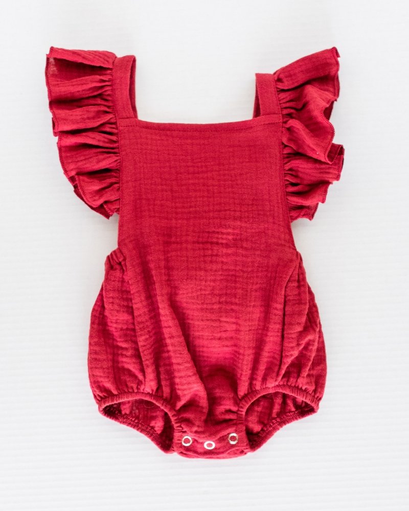 Shiloh Ruffle Back Romper