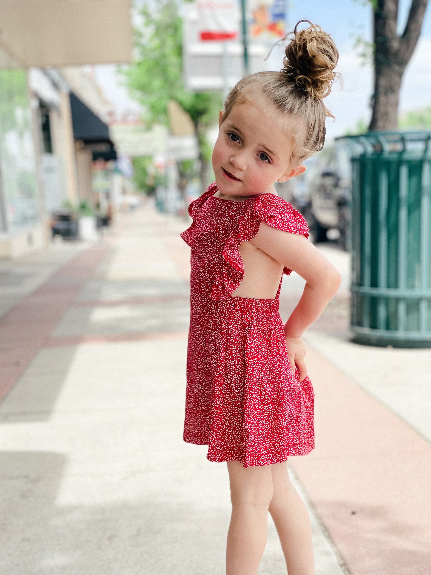 Rosie Ruffle Back Dress