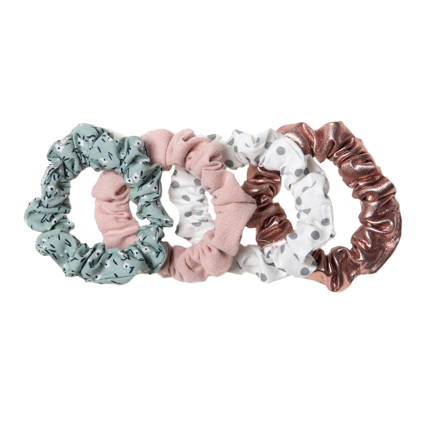 Ditsy Garden Mini Scrunchies