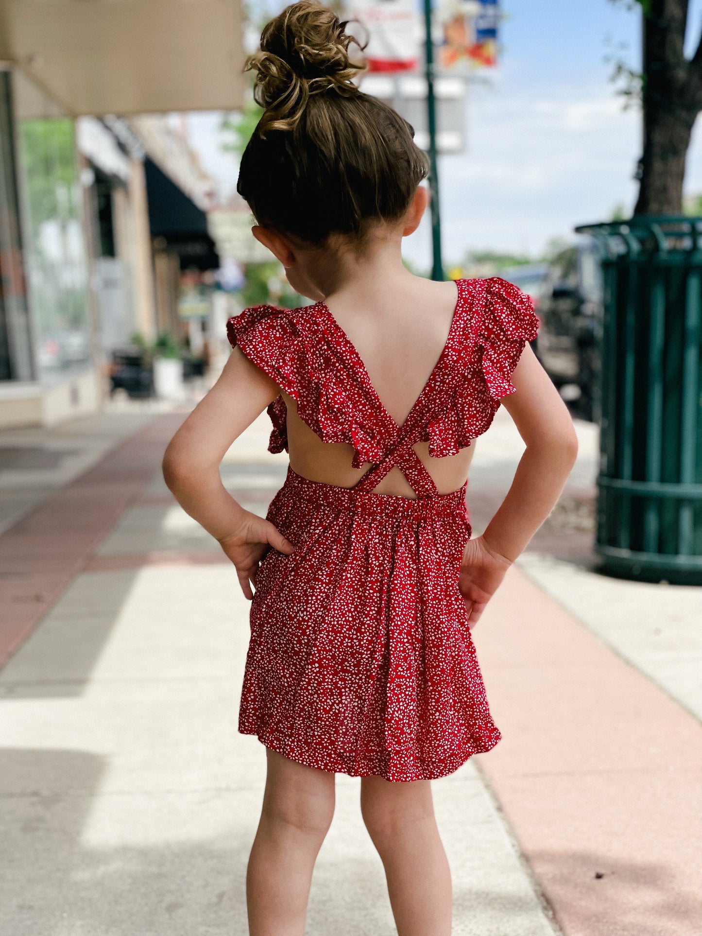 Rosie Ruffle Back Dress