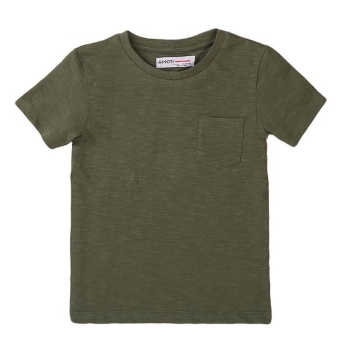 Boys Pocket Tee -Olive