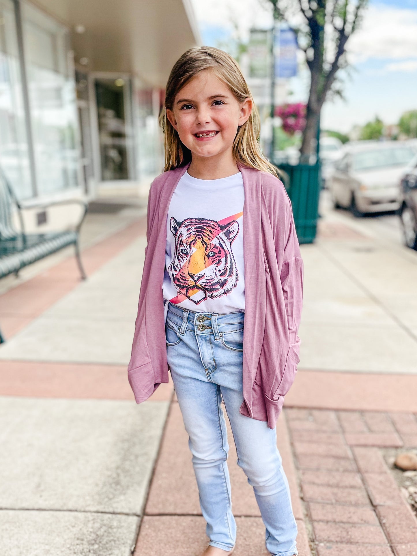 Purple Bean Cardigan