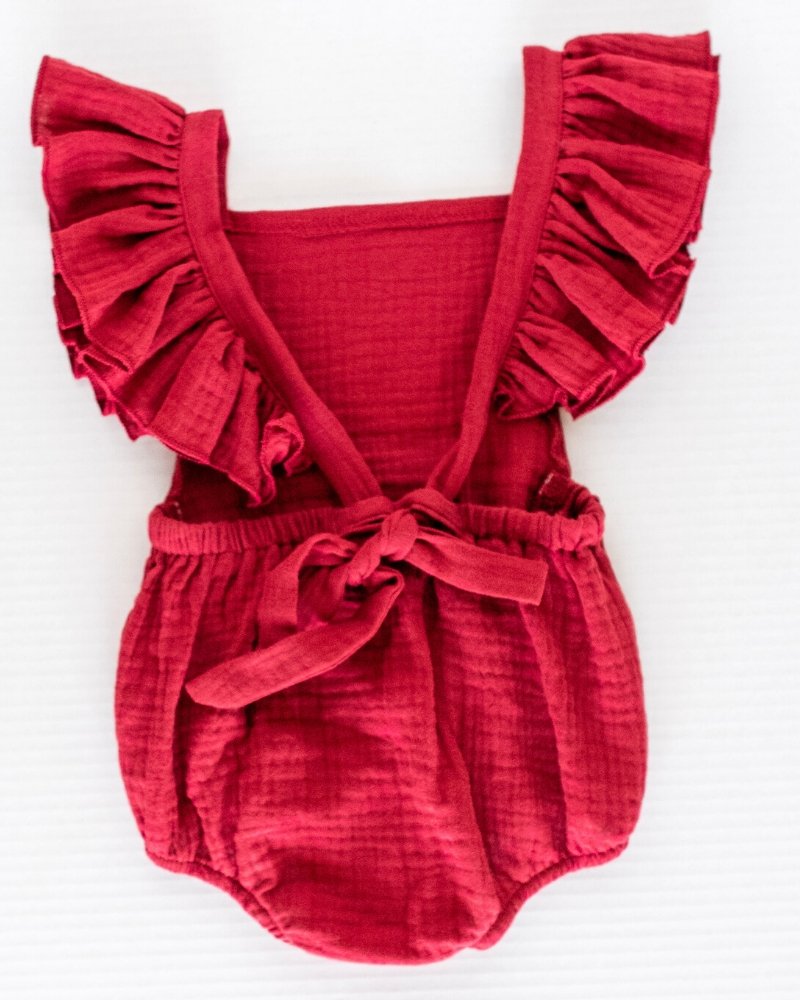 Shiloh Ruffle Back Romper