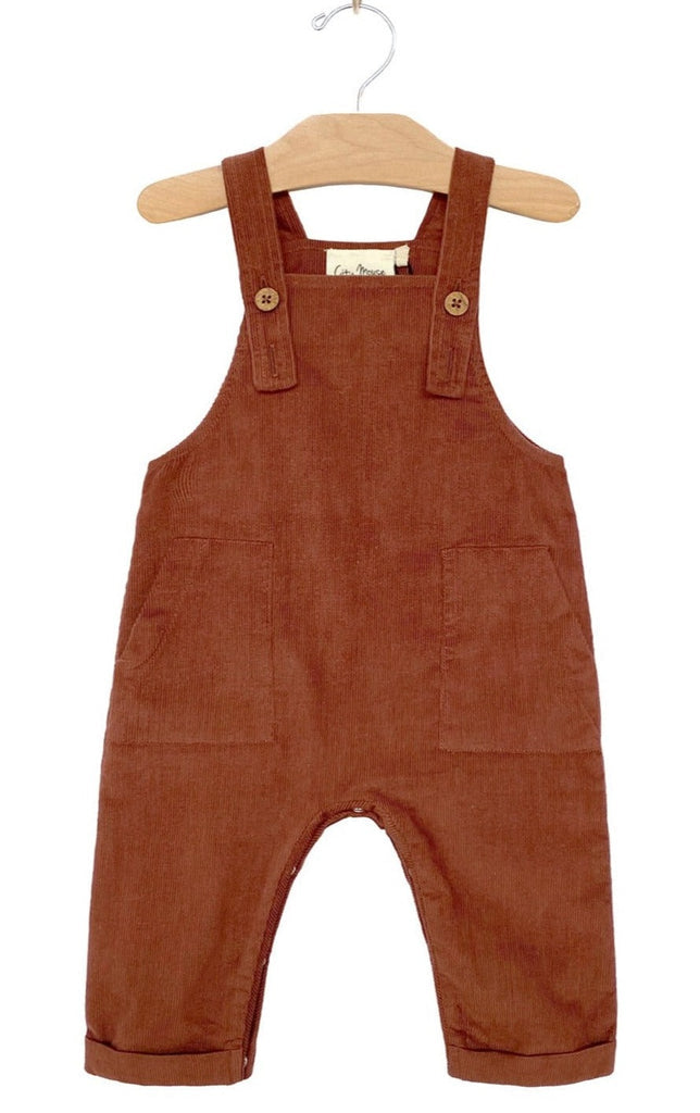 Rusty Corduroy Overalls