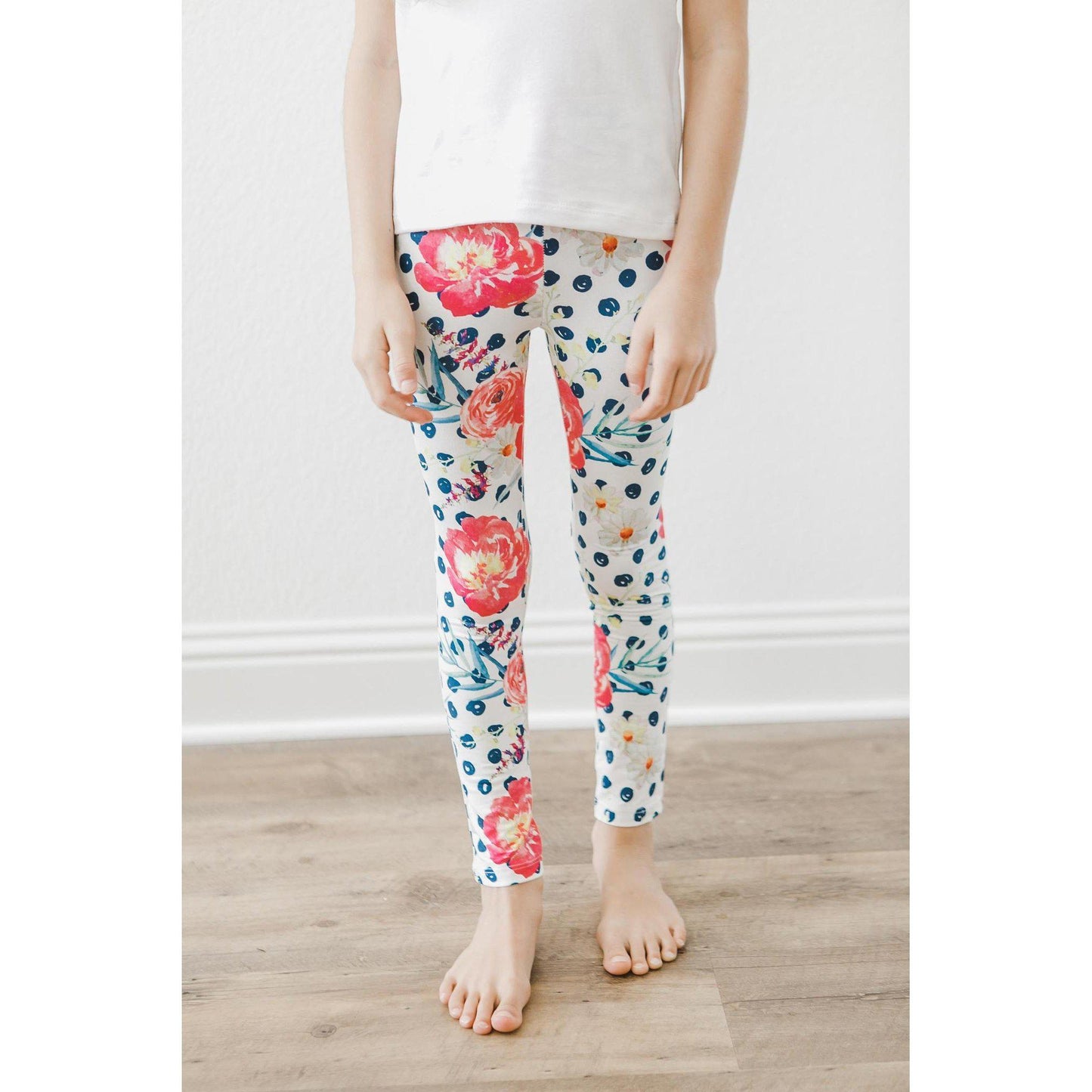 Floral Dot Leggings