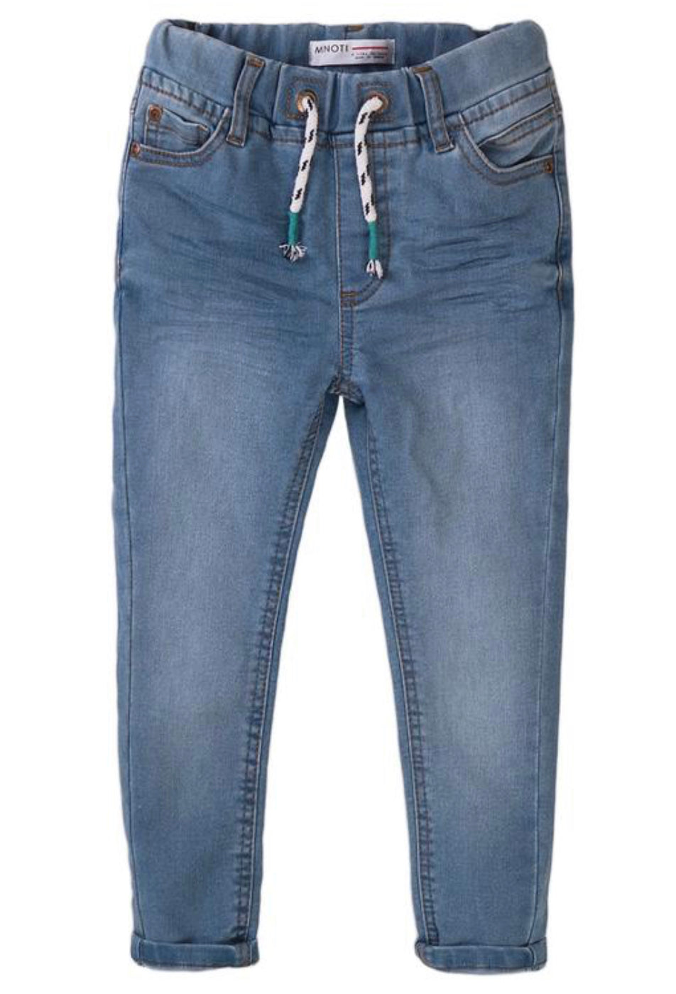 Boys Drawstring Light Denim