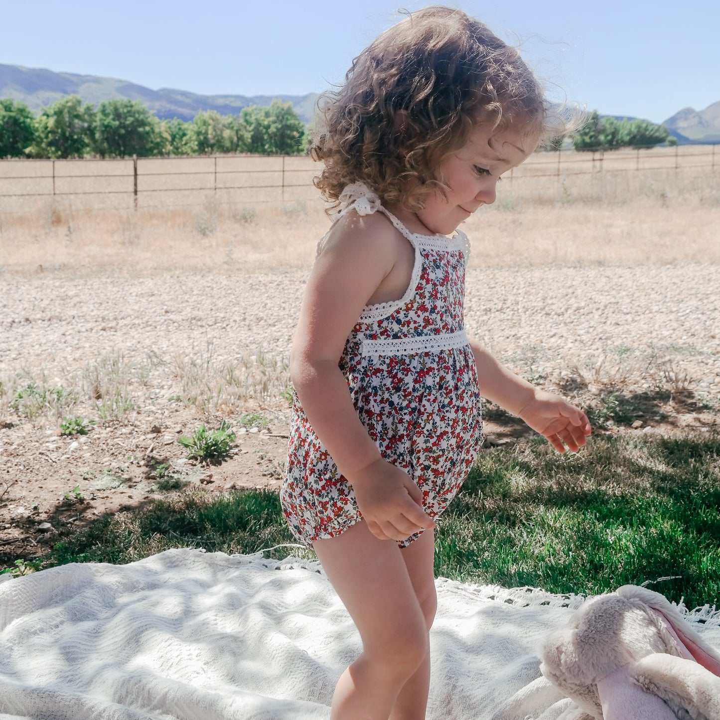 Babes - Garden Floral Romper