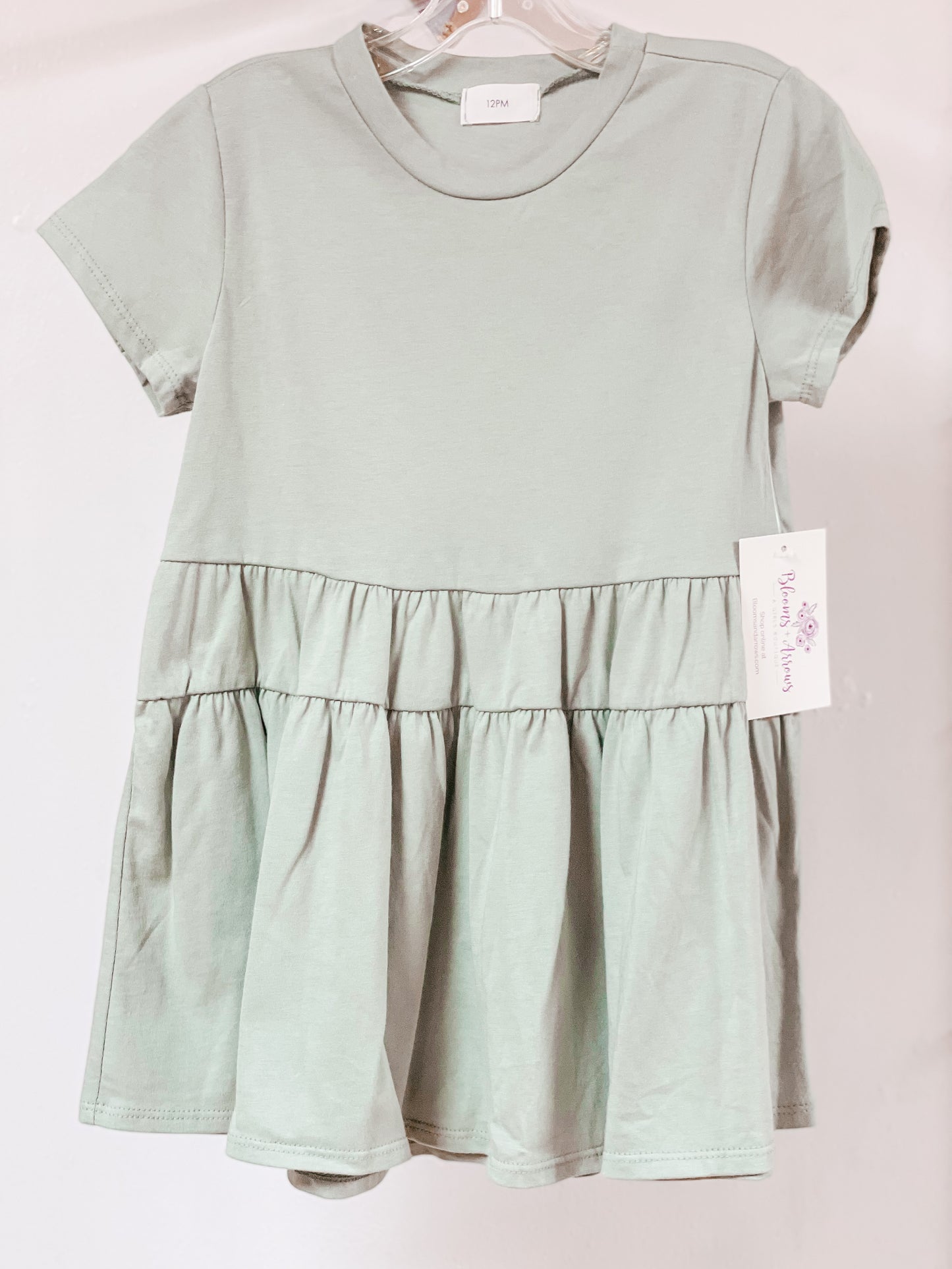 Moss Tiered Dress
