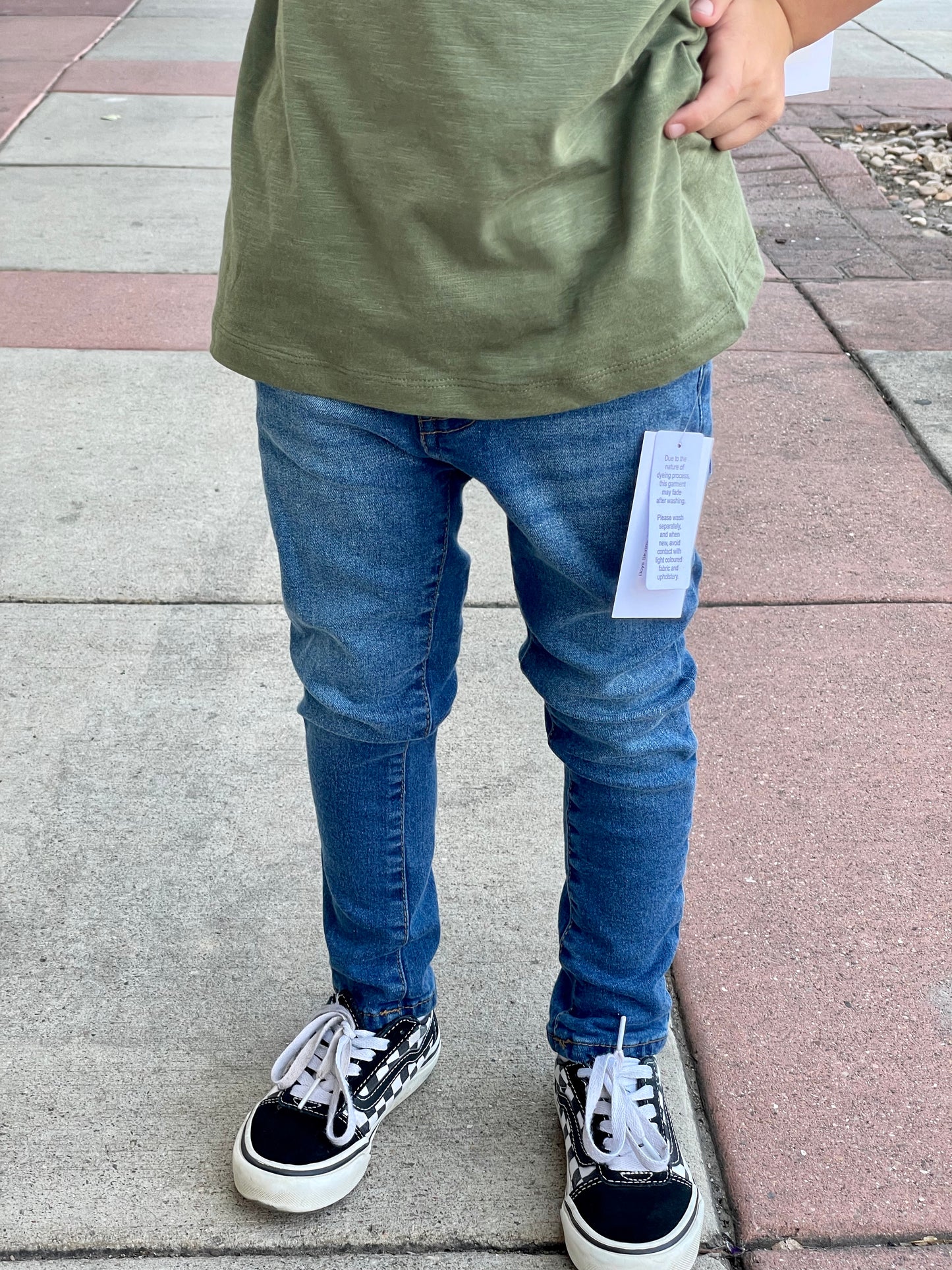 Boys Skinny Jeans - Mid Wash