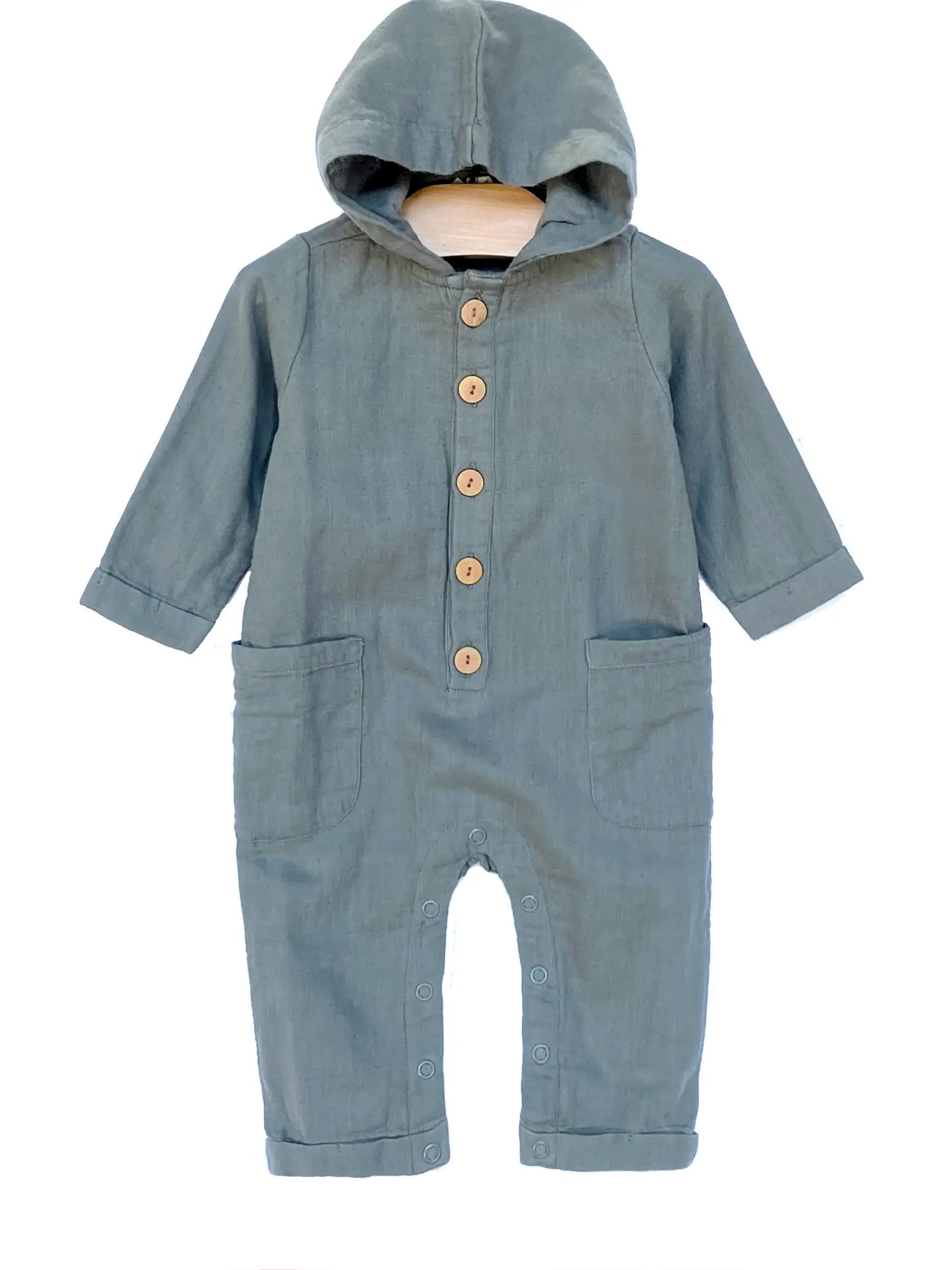 John Hooded Romper