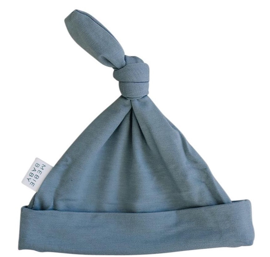 Baby Gown Coordinating Knot Hat