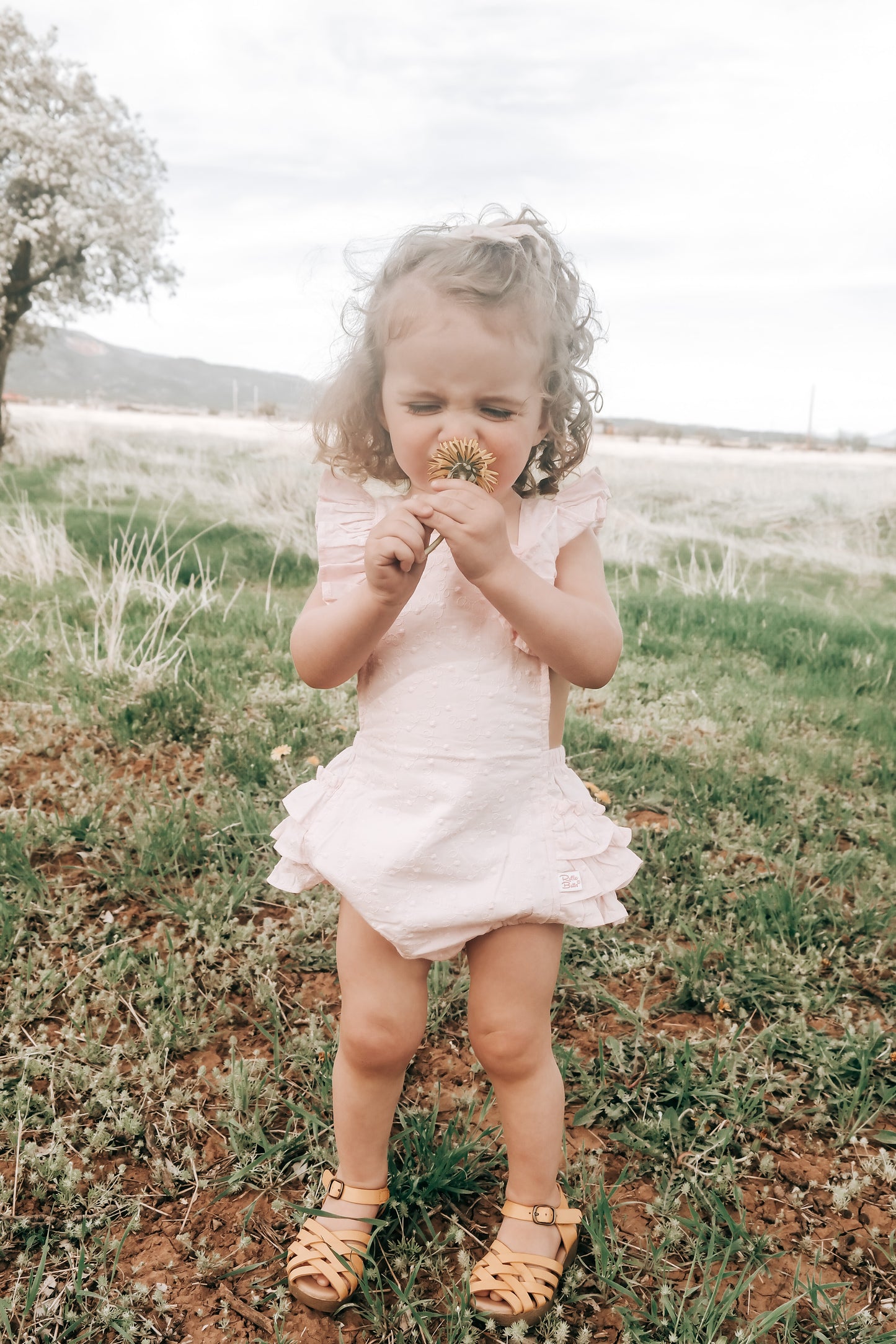 Pink Overall Romper