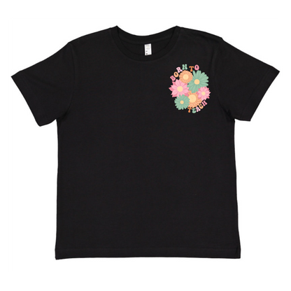 Born To Teach Retro Floral