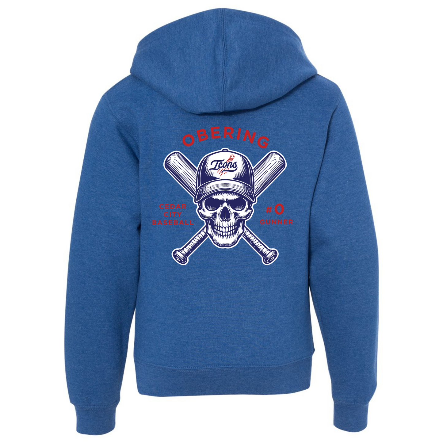 Youth Americana Skull Hoodie