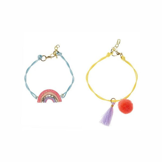 Sherbet Dip Rainbow Bracelet Set